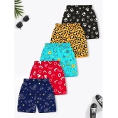 Trampoline - Multicolor Cotton Boys Shorts ( Pack of 5 ) - None