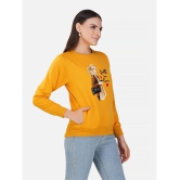 CHOZI Fleece Womens Non Hooded Sweatshirt ( Yellow ) - None