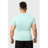 Fuaark Mint Green Polyester Slim Fit Mens Sports T-Shirt ( Pack of 1 ) - None