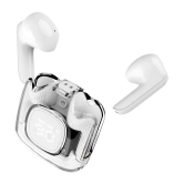 COREGENIX Digital Display Bluetooth True Wireless (TWS) In Ear 30 Hours Playback Fast charging IPX4(Splash & Sweat Proof) White