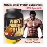 Nutriley Whey Gold Whey Protein ( 1000 gm , Banana - Flavour )