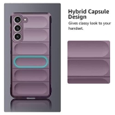 Winble Samsung Galaxy S23 5G Back Cover Case Jacket Liquid Silicone (Lavender)