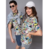 The Dry State - Multicolor Cotton Regular Fit Couple T-Shirt