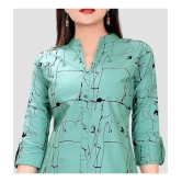 Meher Impex - Green Rayon Womens Straight Kurti ( Pack of 1 ) - None