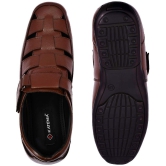 KATENIA Brown Leather Sandals - None