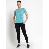 Uzarus Green Polyester Tees - Single - None