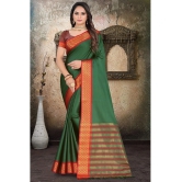 LEELAVATI - Multicolor Silk Saree With Blouse Piece ( Pack of 1 ) - Multicolor