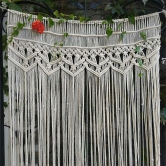 MACRAME ROPE CURTAIN-Ivory / 2