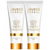 Jovees Herbal Gold Face Wash For Nourished Hydrated And Radiant Glow 100 ml (Pack of 2)