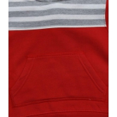 BOYS  RED HOODED SWEAT SHIRT