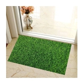 Revexo - Anti-skid Plastic Door Mat ( 40 X 60 cm ) Single - Green - Green