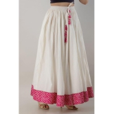 FABRR - White Cotton Women''s A-Line Skirt ( Pack of 1 ) - None