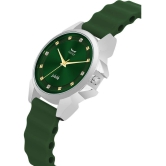 HAMT Green Silicon Analog Womens Watch