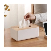 GEEO Car Tissue Dispenser Plastic White