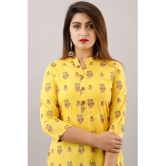 MAUKA - Yellow Straight Rayon Women's Stitched Salwar Suit ( Pack of 1 ) - None