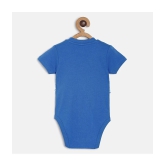 MINI KLUB - Blue Cotton Bodysuit For Baby Boy ( Pack Of 2 ) - None