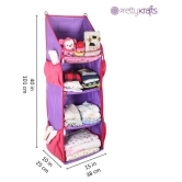 PrettyKrafts Fun Hanging Rack with Folding Wall Hanging Shelves,