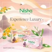 Nisha Luxury Soap Bar Lily of The Valley Soap for Soft & Beautiful Skin, Bathing Soaps for Women Men 100g Pack of 12