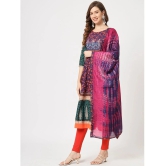 Pannkh - Multicoloured Rayon Womens Anarkali Kurti ( Pack of 1 ) - None