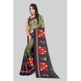 LEELAVATI - Green Crepe Saree With Blouse Piece ( Pack of 1 ) - Green