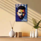 Virat Kohli WPAP Wood Print-5x7 Inch