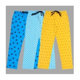 Diaz - Multi Color Cotton Blend Boys Trackpant ( Pack of 3 ) - None