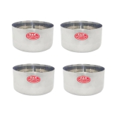 A & H ENTERPRISES 4 Pcs Stainless Steel Cereal Bowl 180 mL - Steel