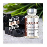 Nirvasa Pure Shilajit for Vigour & Vitality, enriched with Shilajit, Safed Mulsi, Aswagandha and Kaunch Beej Extract (2 X 60 Cap)