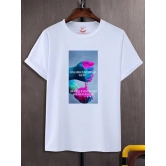 NITYANAND CREATIONS Round Neck White Holi T-Shirt for MEN-HOLI-T-SHIRT-11514-XL