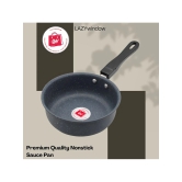 LAZYWINDOW Baby Sauce Pan Grey Hard Anodised Non-Stick Cookware Sets ( Set of 1 )