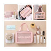 BD Pink Makeup Pouch Set - Pink