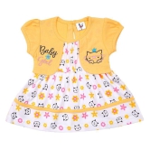 NammaBaby - Yellow Cotton Baby Girl Frock ( Pack of 1 ) - None