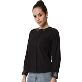 ALL WAYS YOU Women Top Crepe fabric  Black XS