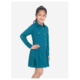 Naughty Ninos - Blue Cotton Girls Shirt Dress ( Pack of 1 ) - None