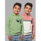 HELLCAT - Multi Color Cotton Blend Boys Sweatshirt ( Pack of 2 ) - None