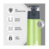 Milton Atlantis 900 Thermosteel Insulated Water Bottle, 750 ml, Green | Hot and Cold | Leak Proof | Office Bottle | Sports | Home | Kitchen | Hiking | Treking | Travel | Easy To Carry | Rust