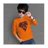 Supersquad - Orange Cotton Boys Sweatshirt ( Pack of 1 ) - None