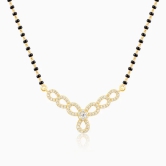 Golden Enamoured In Love Mangalsutra