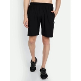 Zeffit - Black Cotton Blend Mens Shorts ( Pack of 1 ) - None