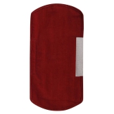 E-Retailer Set of 2 Polyester Maroon Fridge Handle Cover - Maroon