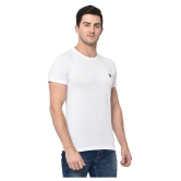 Vimal Jonney Cotton Blend white Solids T-Shirt - None