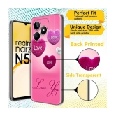 Fashionury Multicolor Printed Back Cover Silicon Compatible For Realme Narzo N53 ( Pack of 1 )