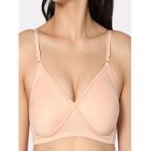 IN CARE LINGERIE - Beige Cotton Non Padded Women's T-Shirt Bra ( Pack of 1 ) - None