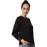 ALL WAYS YOU Women Top Crepe fabric  Black XS