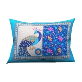 URBAN MAGIC Pack of 2 Blue Pillow Cover - Blue