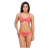 TCG Pink Lace Bra & Panty Set - 38