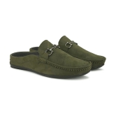 Sir Corbett Olive Mens Slip on - 9