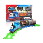 Sevriza® Blue Train Toy Friends Adventures, Small Push Along Train Engine for Children Train with Track for Kids 5 Years (Small Train M, Multicolor)