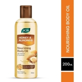 Joy Honey & Almonds Body Oil with Vitamin E for Dry Skin | Non Sticky 200ml, (Pack of 1)