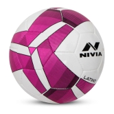 Nivia Pink PU Football ( Pack of 1 ) - 4